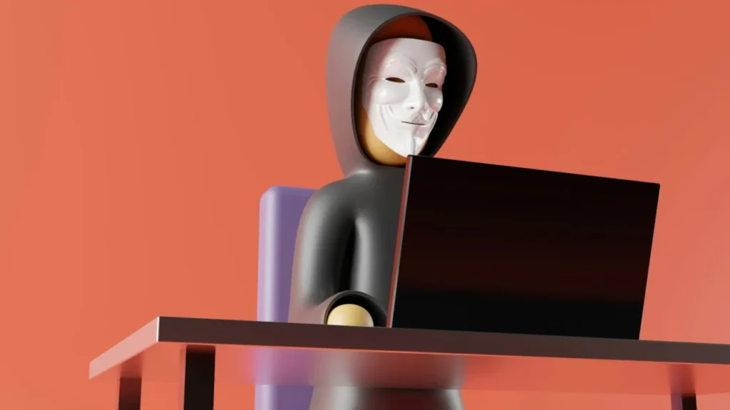Ai Agents For Small Business: Practical Automation Every Colorado Company Can Use Today 10 Hacker Wearing An Anonymous Mask Using A Laptop To Illustrate Cybersecurity Threats