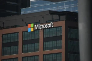 Denver’s Managed Technology Services Company 17 Microsoft Logo Displayed On The Exterior Of A Corporate Office Building