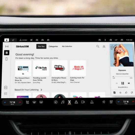 Rivian EVs finally get YouTube, Google Cast, and SiriusXM